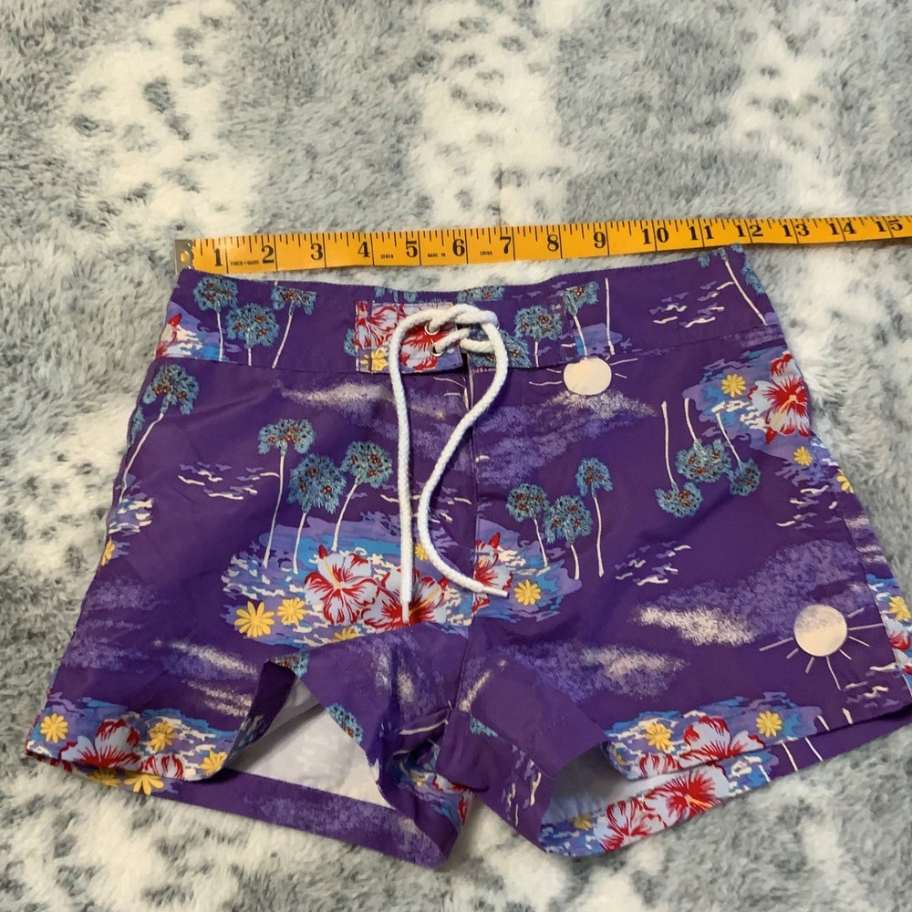 Adorable‎ Purple Swim Shorts size 7/8 - Picture 5 of 6